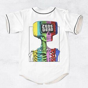 Zeds Dead Test Pattern Baseball Jersey For EDM Festivals